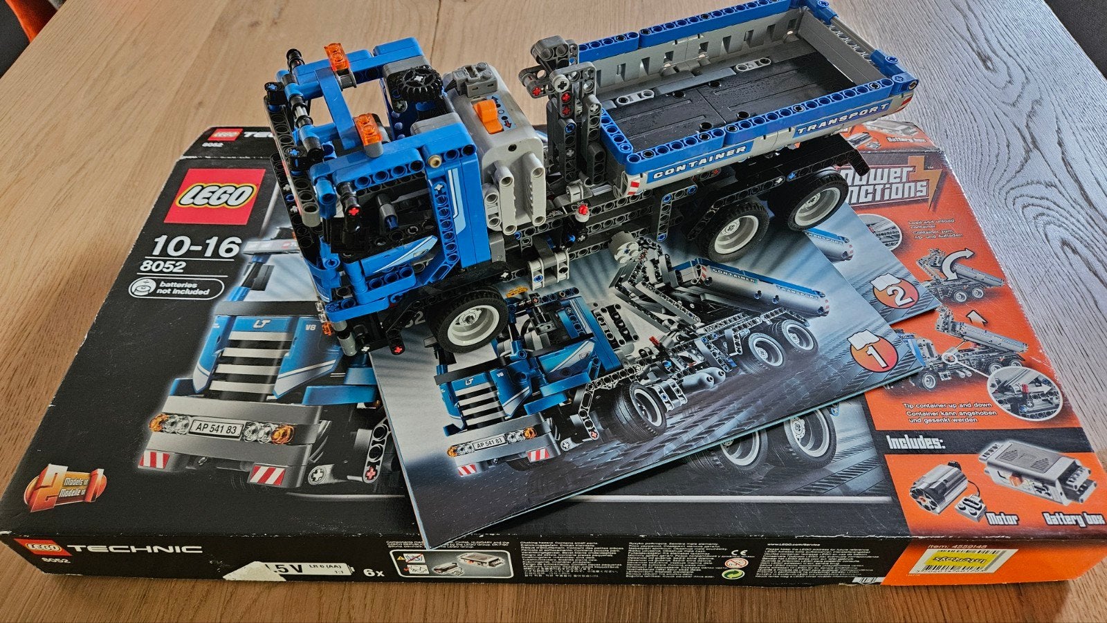 Lego Technic 8052 Container Truck met Power Functions, Ophalen of Verzenden, Zo goed als nieuw