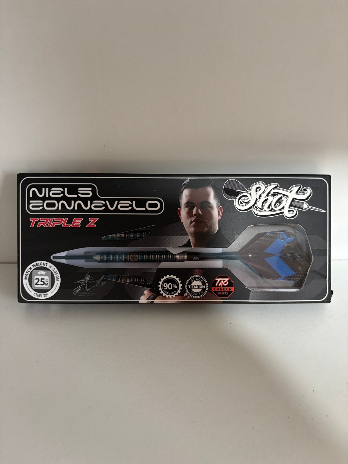 Nieuwe set Niels Zonneveld Triple Z darts 25g, Ophalen of Verzenden, Nieuw, Pijlen