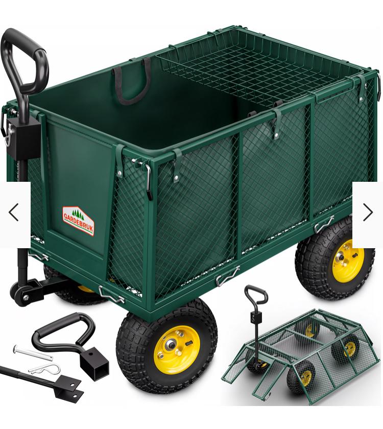 GARDERBRUK bolderkar 550 kg NIEUW!!, Ophalen of Verzenden, Nieuw