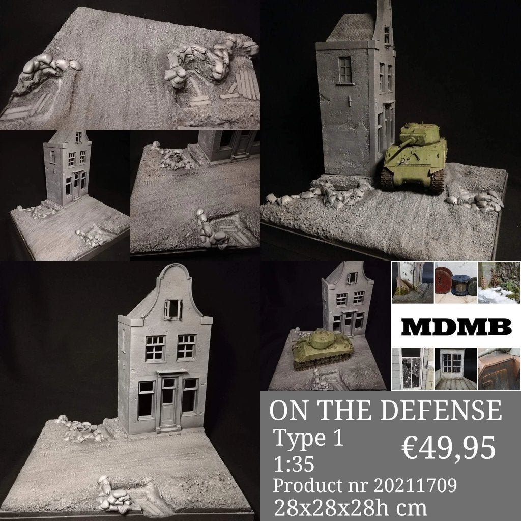D-467,MDMB 1-35,ON THE DEFENSE TYPE 1,DIORAMA, Ophalen of Verzenden, Nieuw, 1:35 tot 1:50