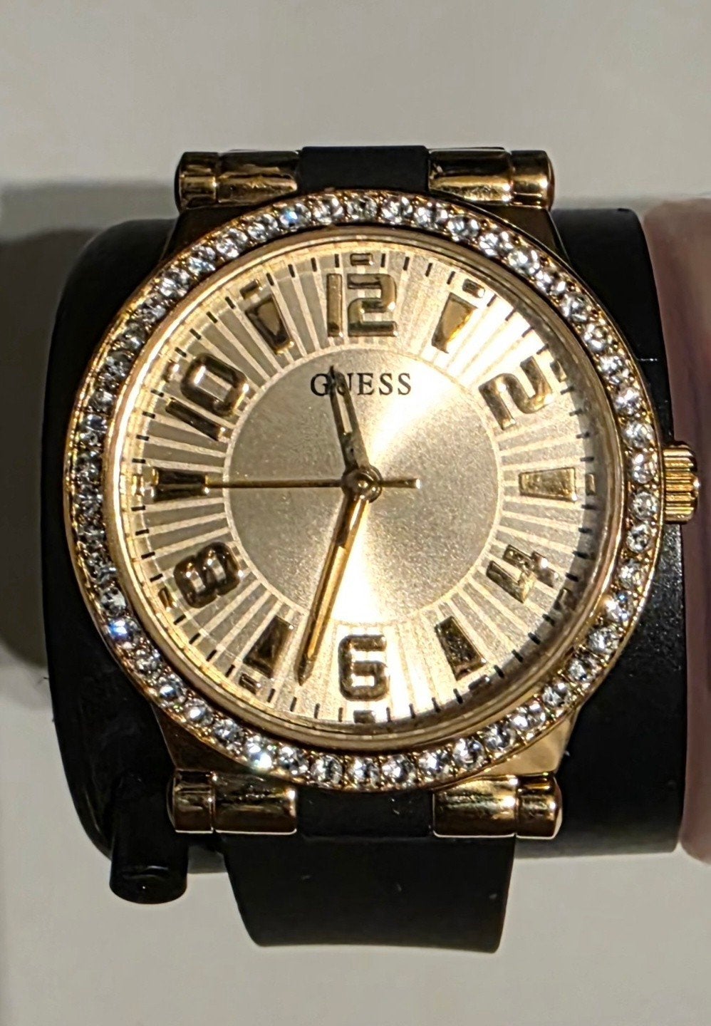 Guess horloge, Ophalen of Verzenden, Zo goed als nieuw, Staal, Guess