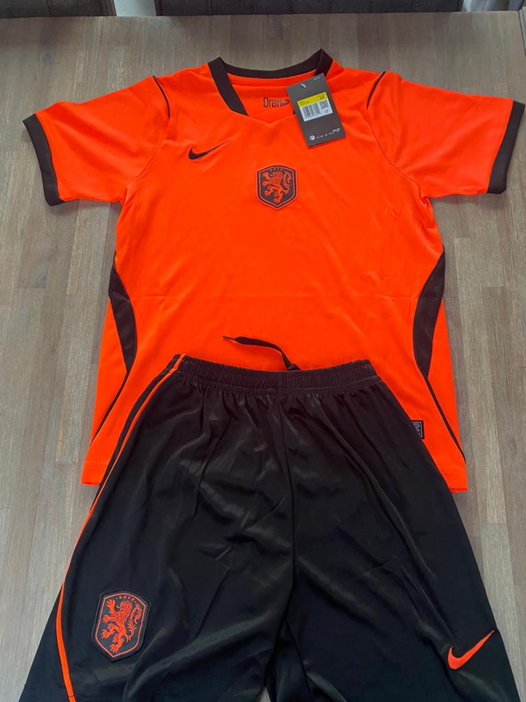 Nederlands elftal WK2026 Kids Thuis Tenue Nieuw maat 140/146, Kinderen en Baby's, Kinderkleding | Maat 140, Ophalen of Verzenden