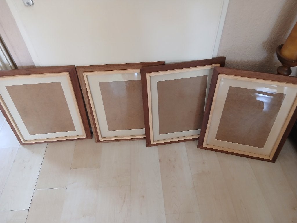 Houten schilder/foto lijsten, binnenmaat 40x50, Ophalen, 50 tot 75 cm, Zo goed als nieuw, 50 tot 75 cm