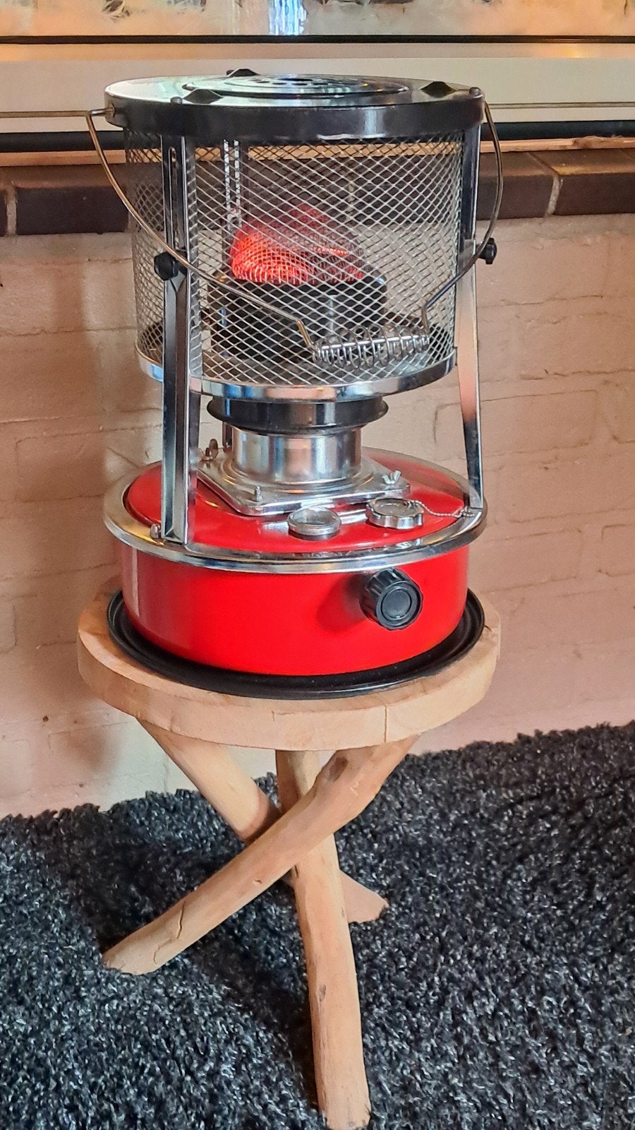 petroleum kachel  voor de tuin, Ophalen