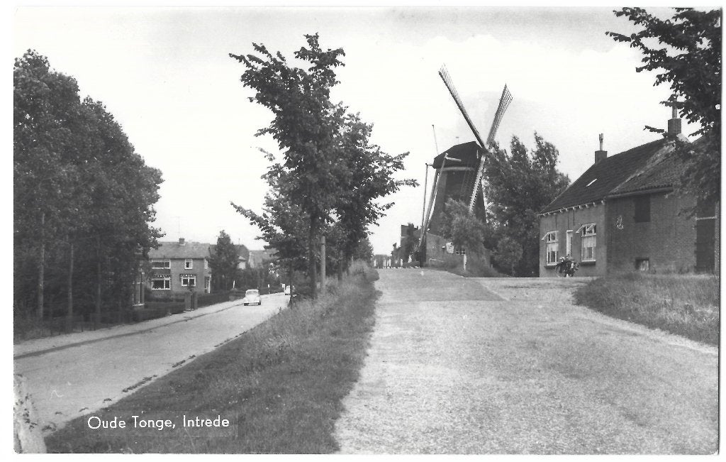 Oude Tonge, Intrede - Korenmolen, Verzenden, 1960 tot 1980, Ongelopen, Zuid-Holland