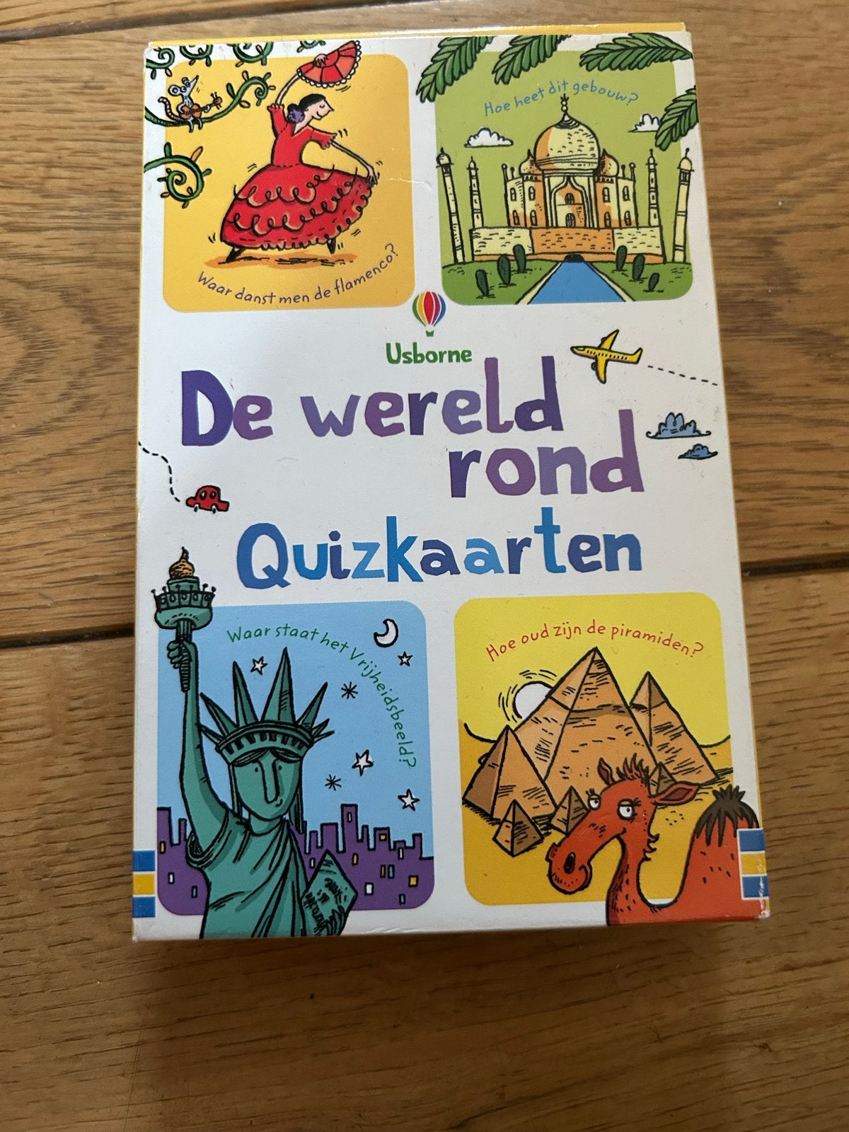 Usborne De wereld rond Quizkaarten - Nieuw, Ophalen of Verzenden, Nieuw