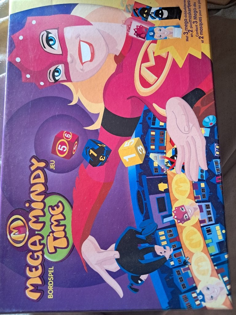 Bordspel Mega Mindy Time, Drie of vier spelers, Ophalen of Verzenden, Gebruikt, Studio 100