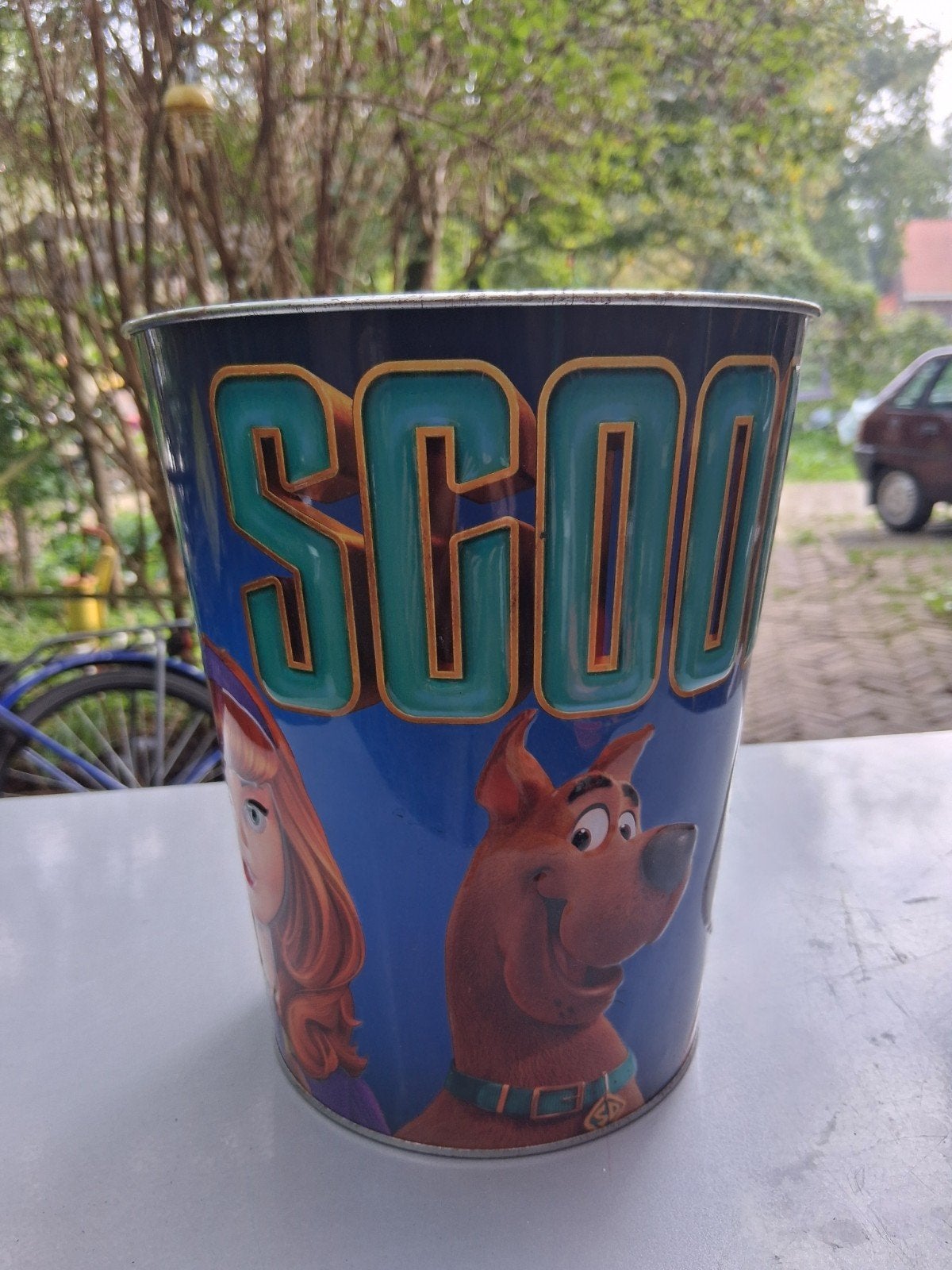 Scooby Doo popcornblik, Ophalen, Overige figuren, Gebruikt, Beeldje of Figuurtje