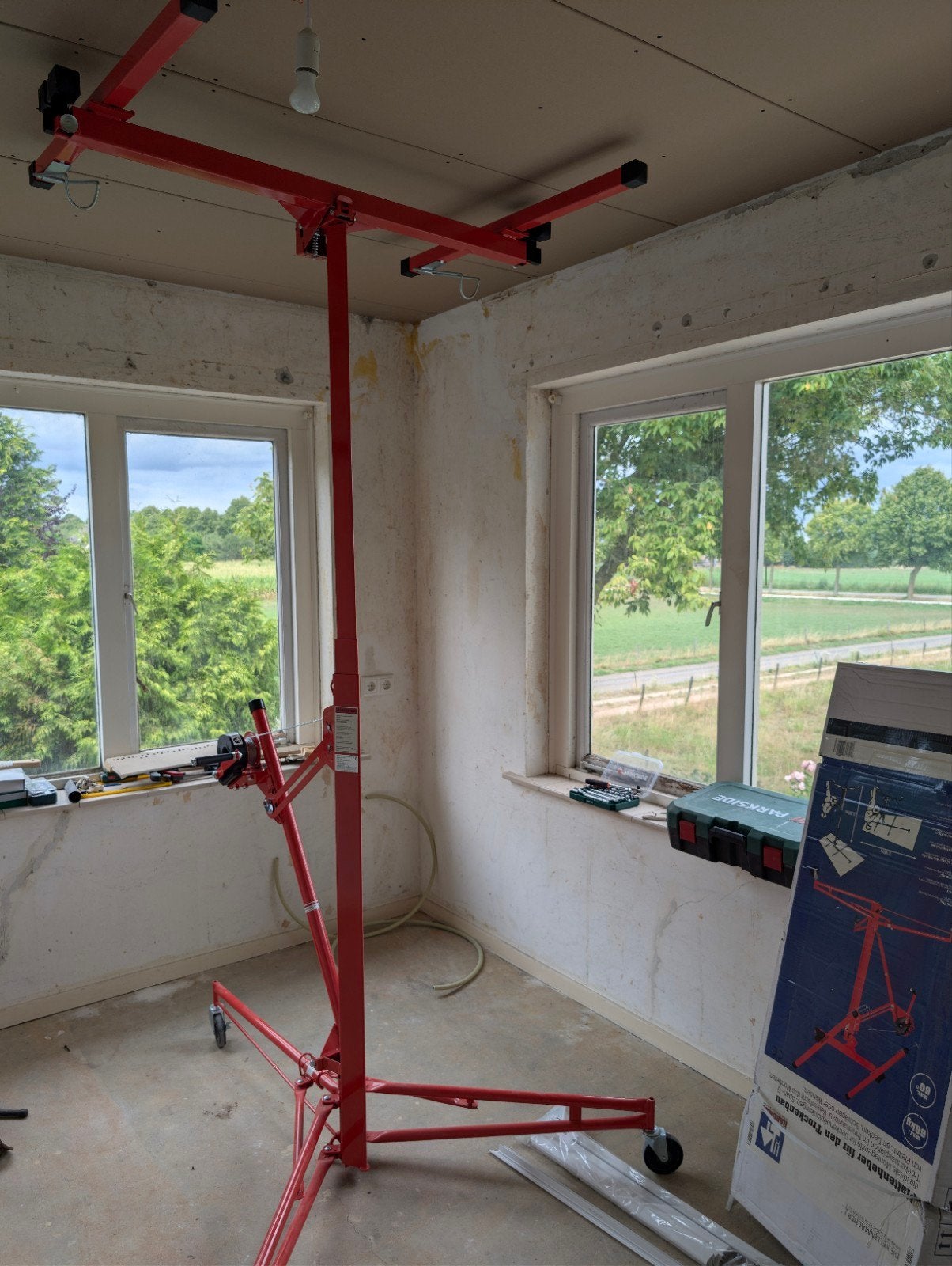 Gipsplaatlift / platenlift, Ophalen, Gebruikt