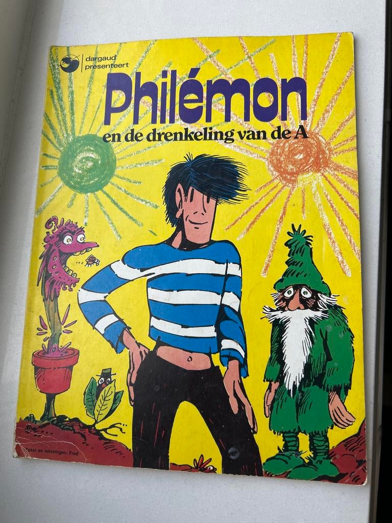 Philémon en de drenkeling van de A - Fred (Dargaud), Eén stripboek, Ophalen of Verzenden, Gelezen