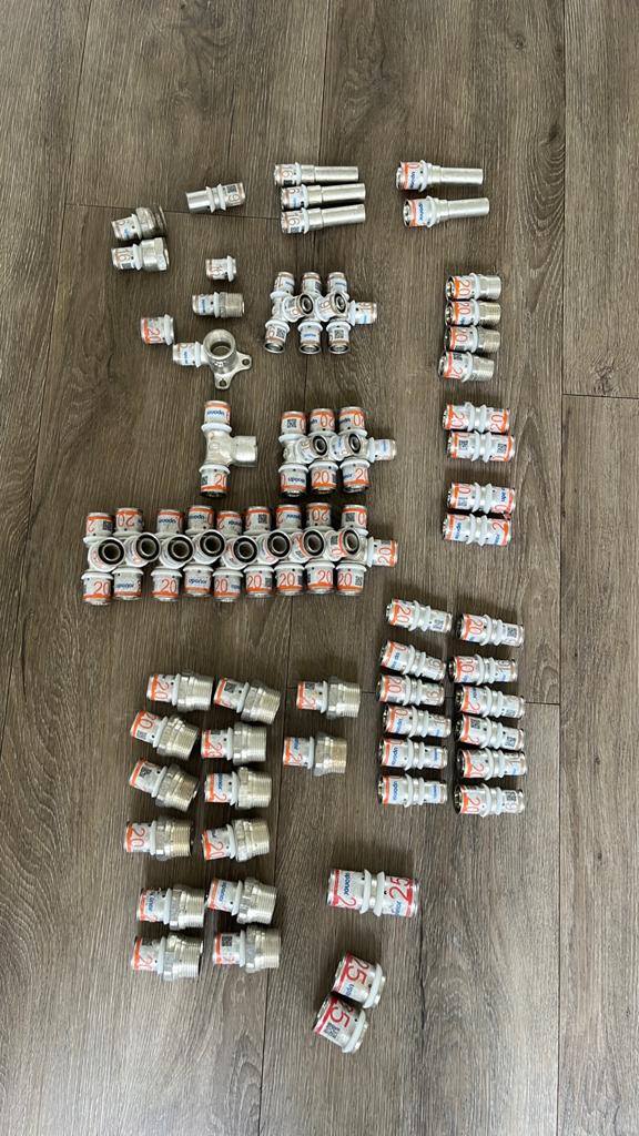 Uponor koppelingen, Overige materialen, 6 meter of meer, Overige typen, Nieuw