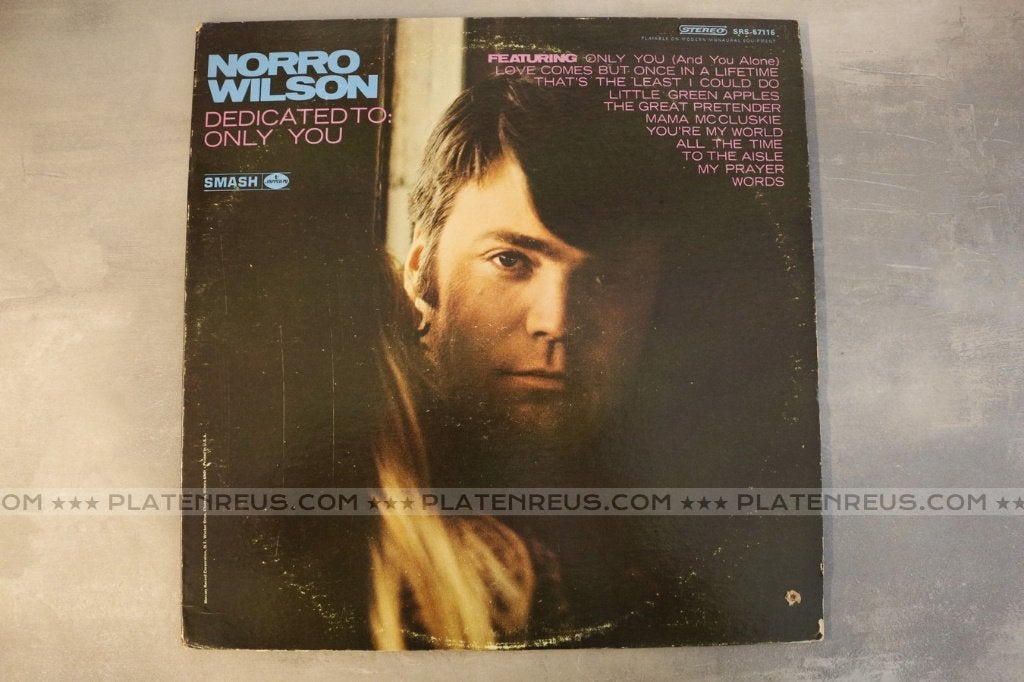 LP Norro Wilson – Dedicated To: Only You ( 1969 Folk ) 3399, LP, Gebruikt, Ophalen of Verzenden, Inclusief binnenhoes