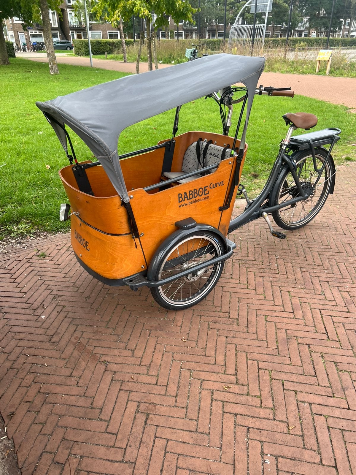 Elektrische big babboe curve, Ophalen of Verzenden, Zo goed als nieuw, 4 kinderen of meer