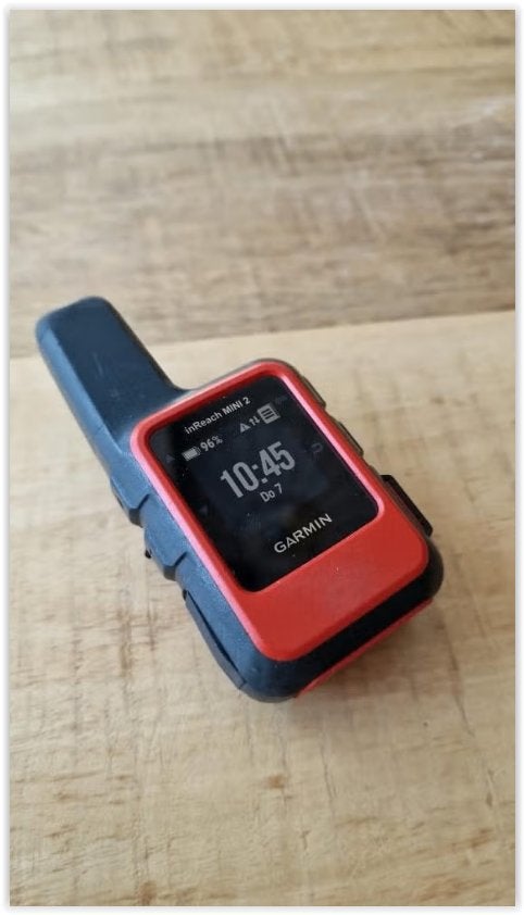 TE HUUR - Garmin inreach mini 2, Ophalen of Verzenden, Zo goed als nieuw, Navigatie of Gps
