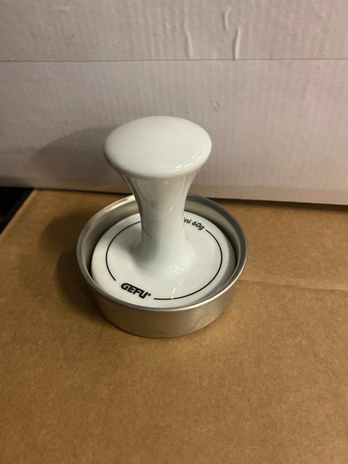 Nieuwe GEFU mini 60g burger stamper, Overige typen, Onbekend, Nieuw, Ophalen of Verzenden