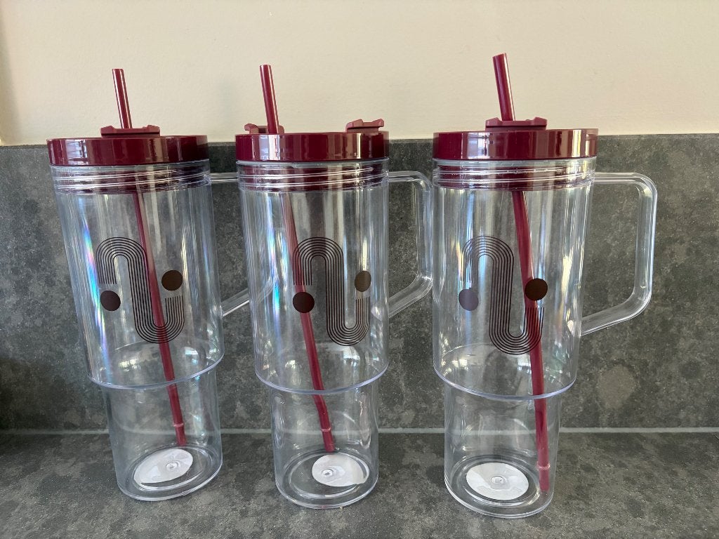 Beker met rietje, Ophalen, Kunststof, Overige typen, Nieuw