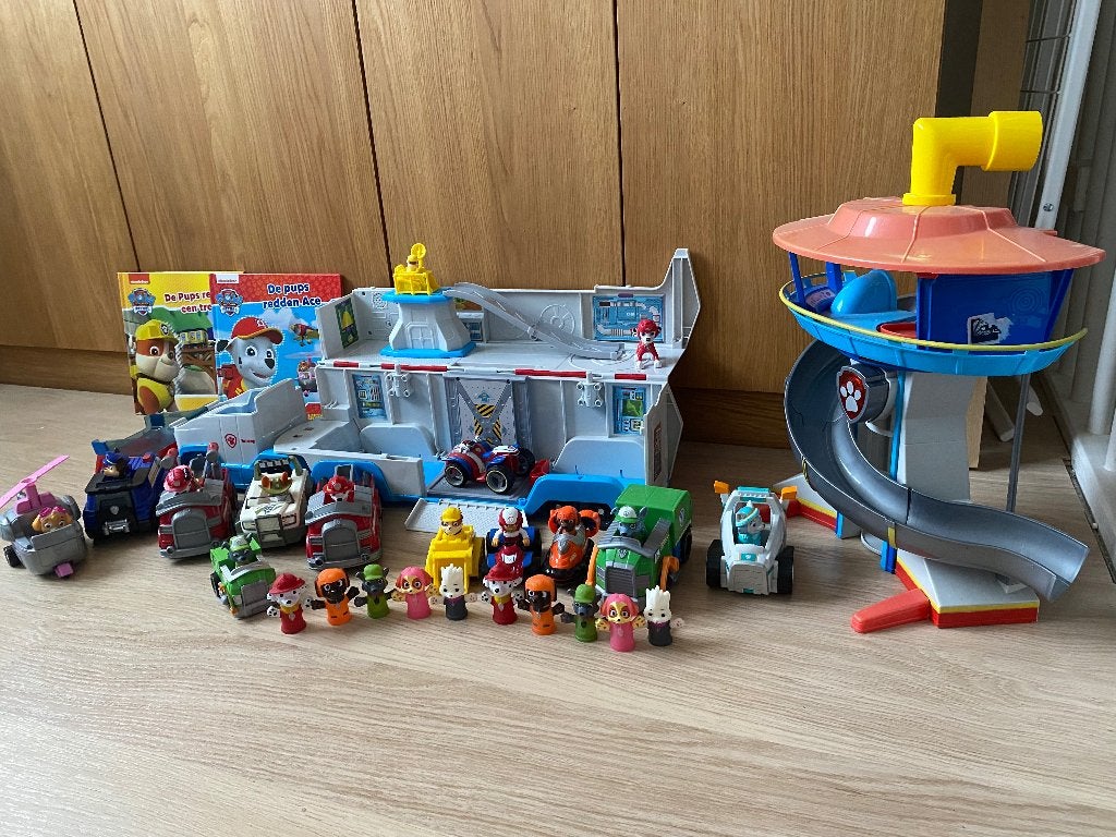 Paw patrol speelgoed en voertuigen, Ophalen, Gebruikt