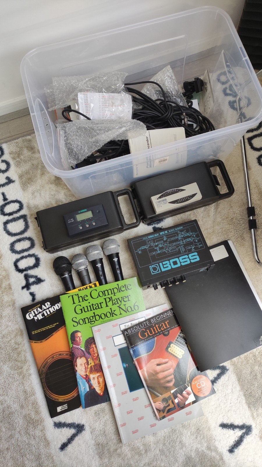 Complete Muziek Box (Mics, kabels, fx), Ophalen, Gebruikt, Overige typen, Elektronisch