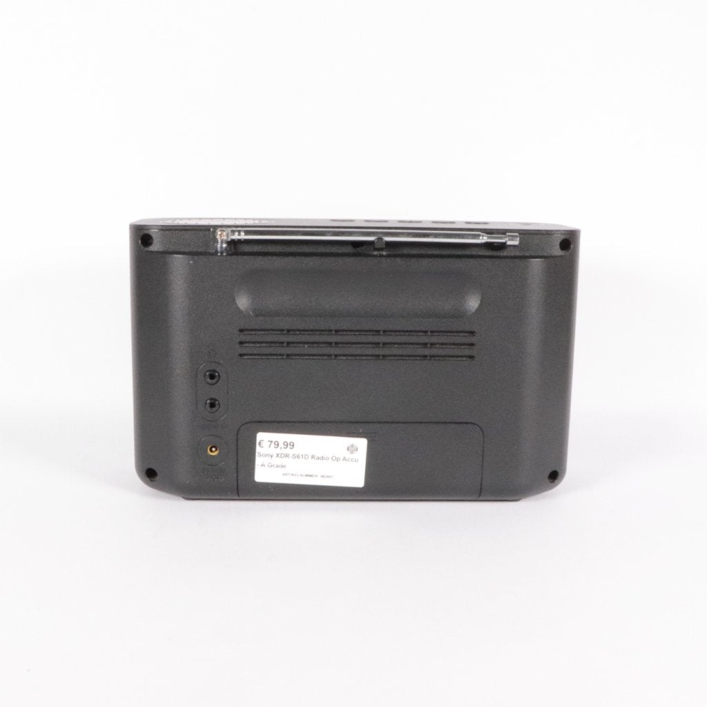 Sony XDR-S61D Radio Op batterijen - Nette staat, Sony, Gebruikt, Support@sony.com, 1-7-1 Konan, Minato-ku
Tokyo 108-0075
Japan