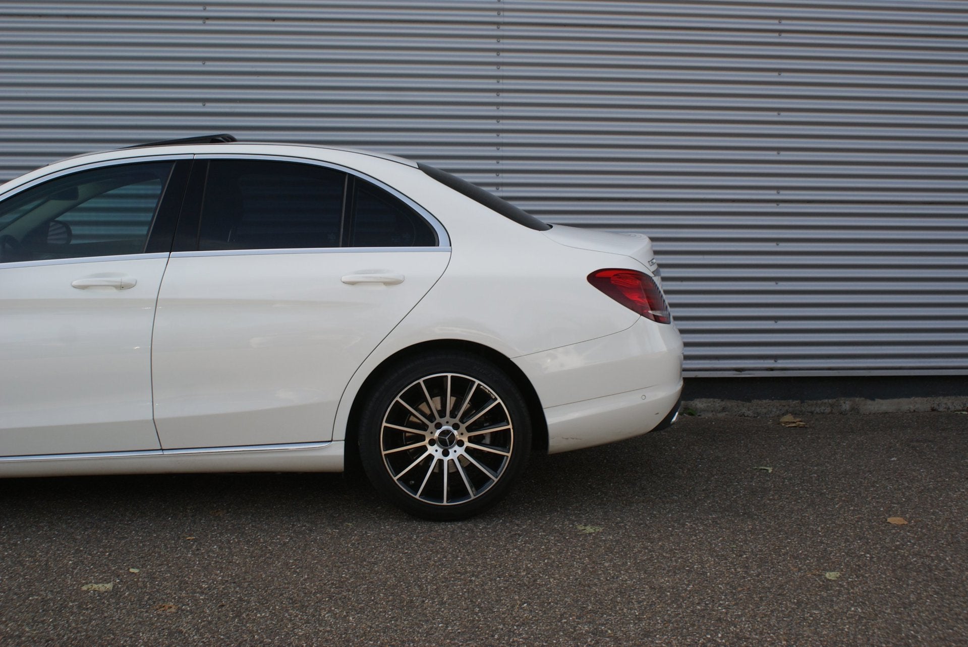 Mercedes-Benz C-klasse 200 Prestige | Schuifdak | Led | Stoe, Automaat, 4 cilinders, Leder en Stof, Wit
