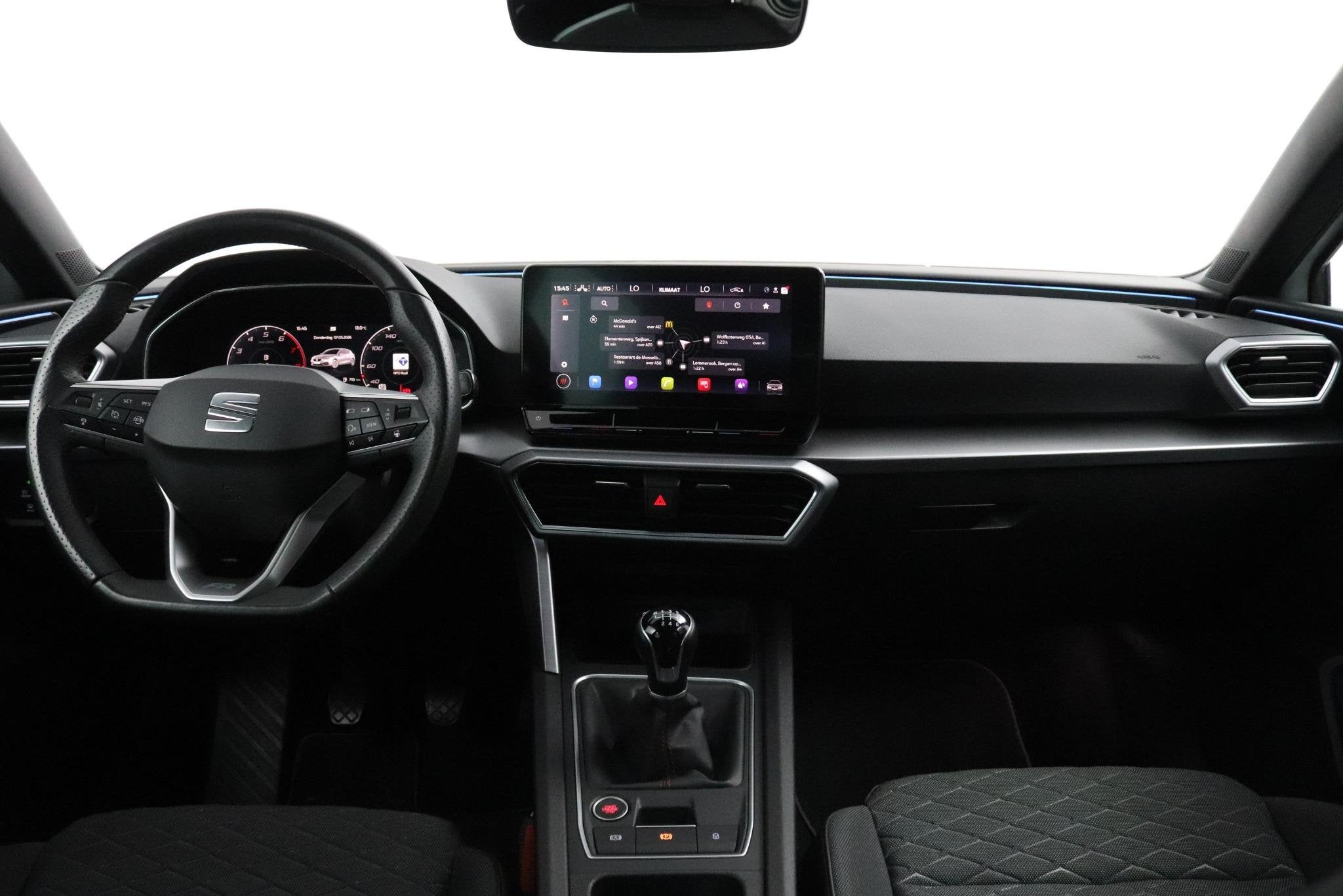 SEAT Leon 1.0 TSI FR Launch Edition | Carplay/Android Auto |, Stof, Gebruikt, Met garantie (alle), Leon