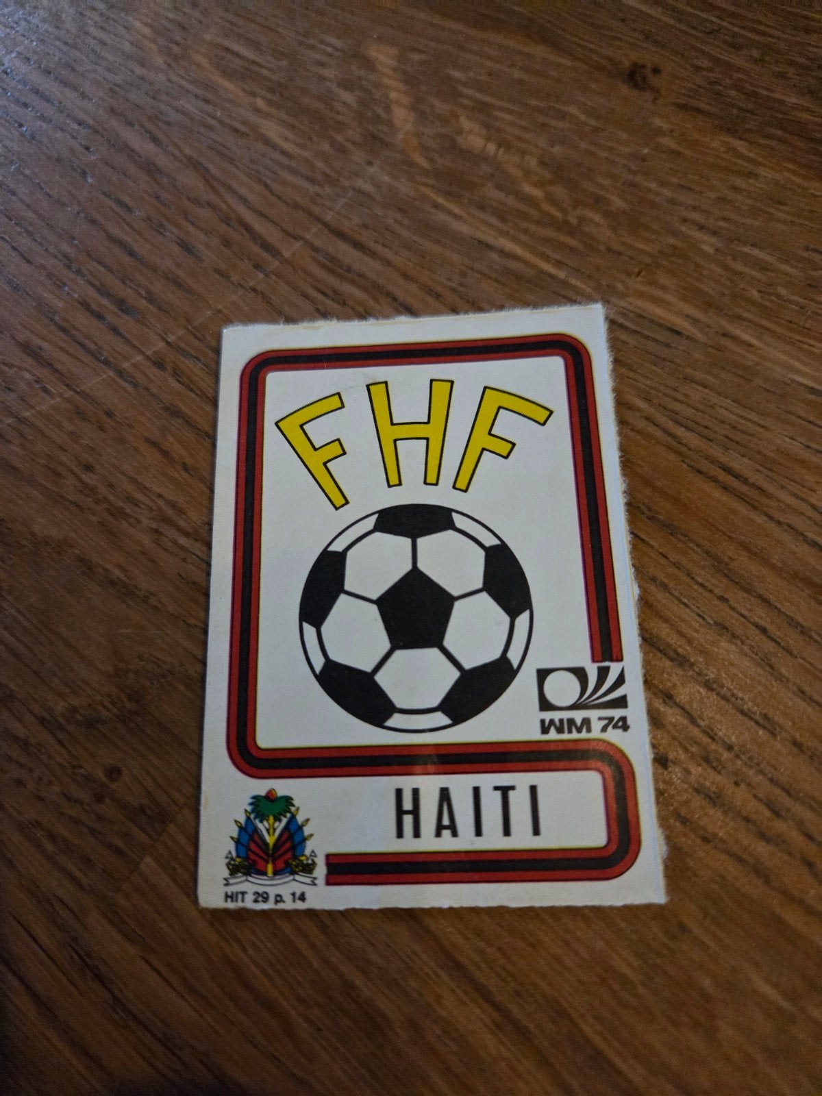 Panini WK 74, Verzamelen, Ophalen of Verzenden, Zo goed als nieuw, Buitenlandse clubs, Poster, Plaatje of Sticker