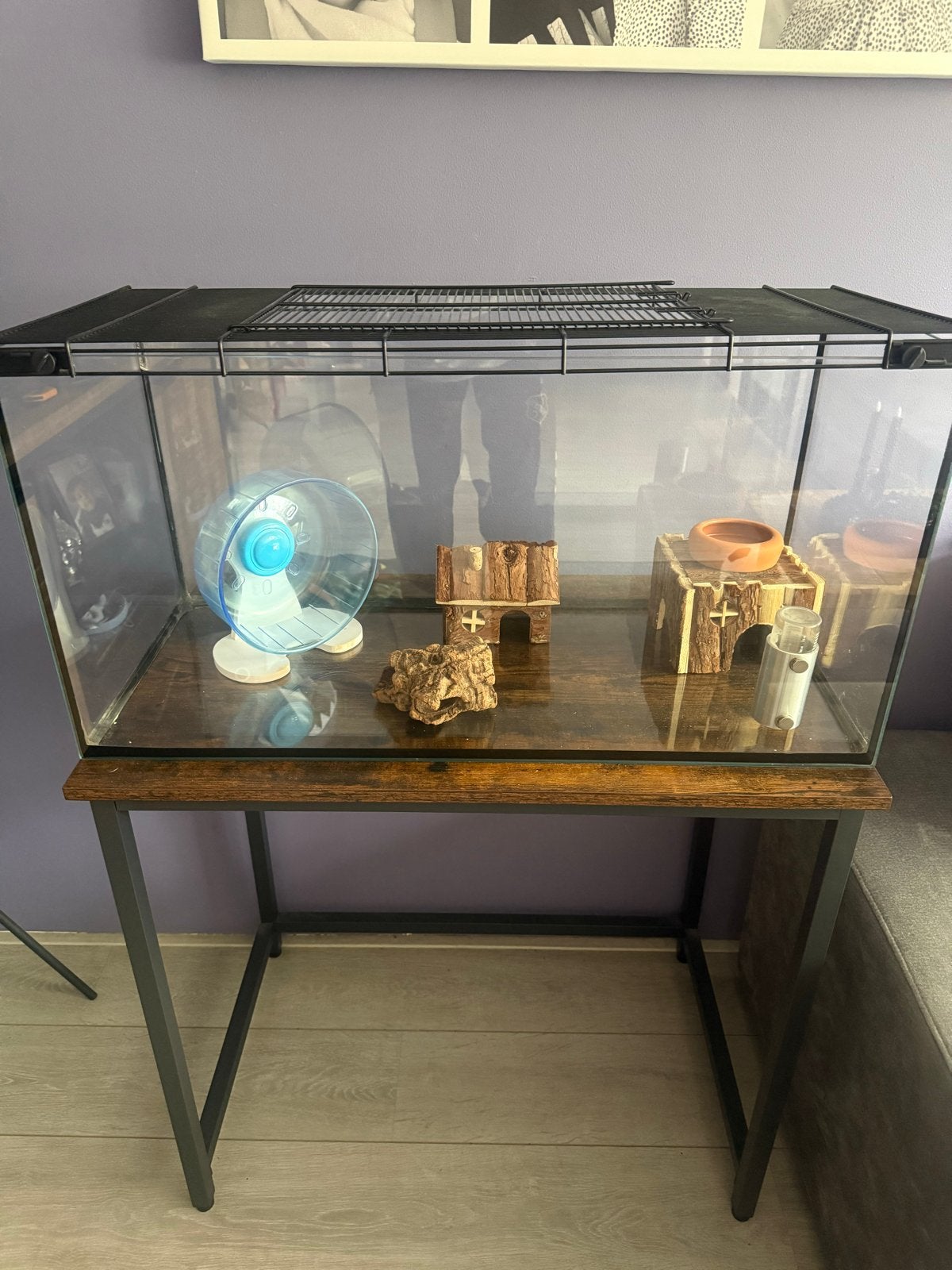 Ferplast hamsterkooi Jerry 81,7 x 36,9 x 43,1 met meubel, Dieren en Toebehoren, Knaagdieren en Konijnen | Hokken en Kooien, Ophalen