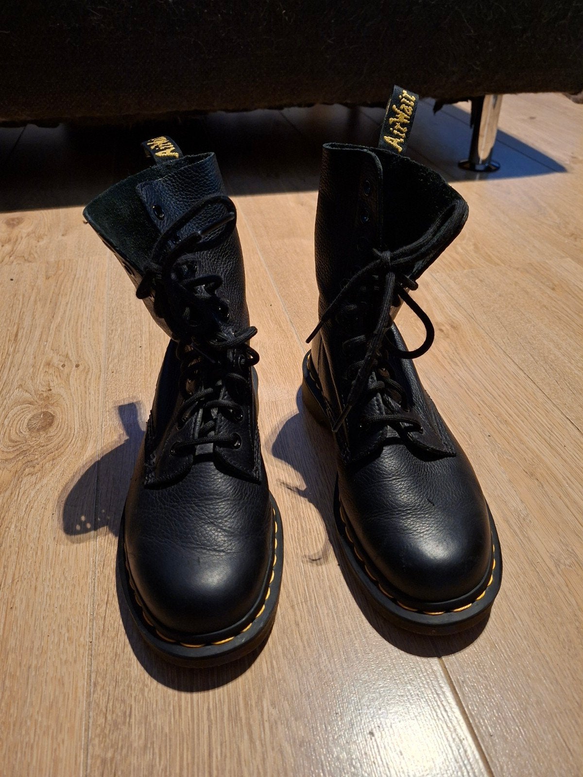 Dr. Martens schoenen maat 38 - Zwart leer, Kleding | Dames, Schoenen, Ophalen, Zwart, Lage of Enkellaarzen, Dr. Martens