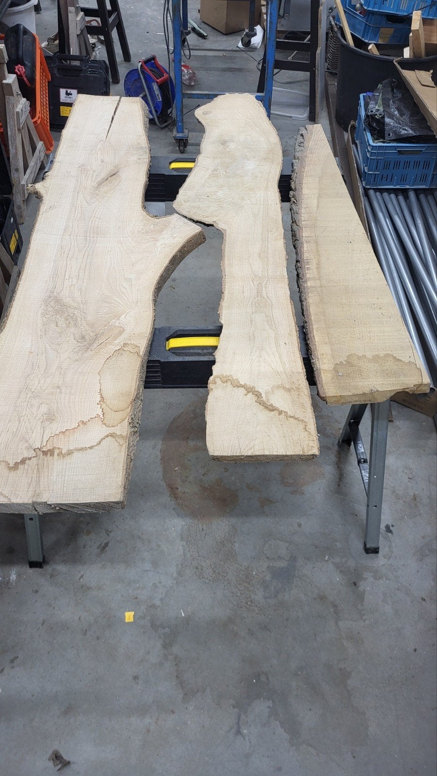 eiken Houten Planken - Diverse Maten, Ophalen, Gebruikt, 25 tot 50 mm, Plank