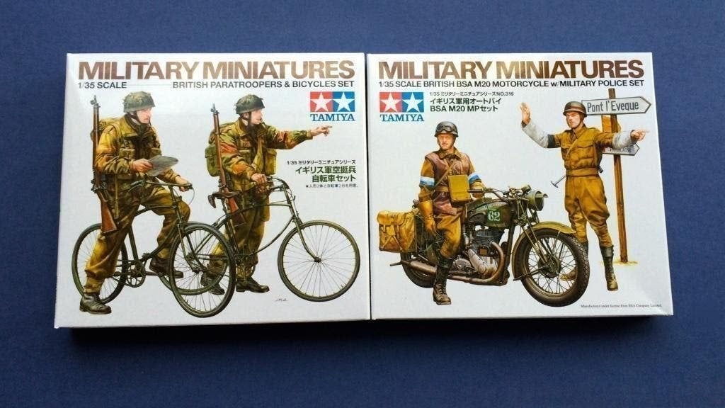 Tamiya british troops on wheels set 35316 35333 1/35, Verzenden, Nieuw, 1:35 tot 1:50