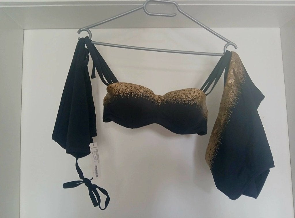 Marlies Dekkers Bikini 70B S Ishtar Black Egyptian Gold, Kleding | Dames, Badmode en Zwemkleding, Ophalen of Verzenden, Zo goed als nieuw
