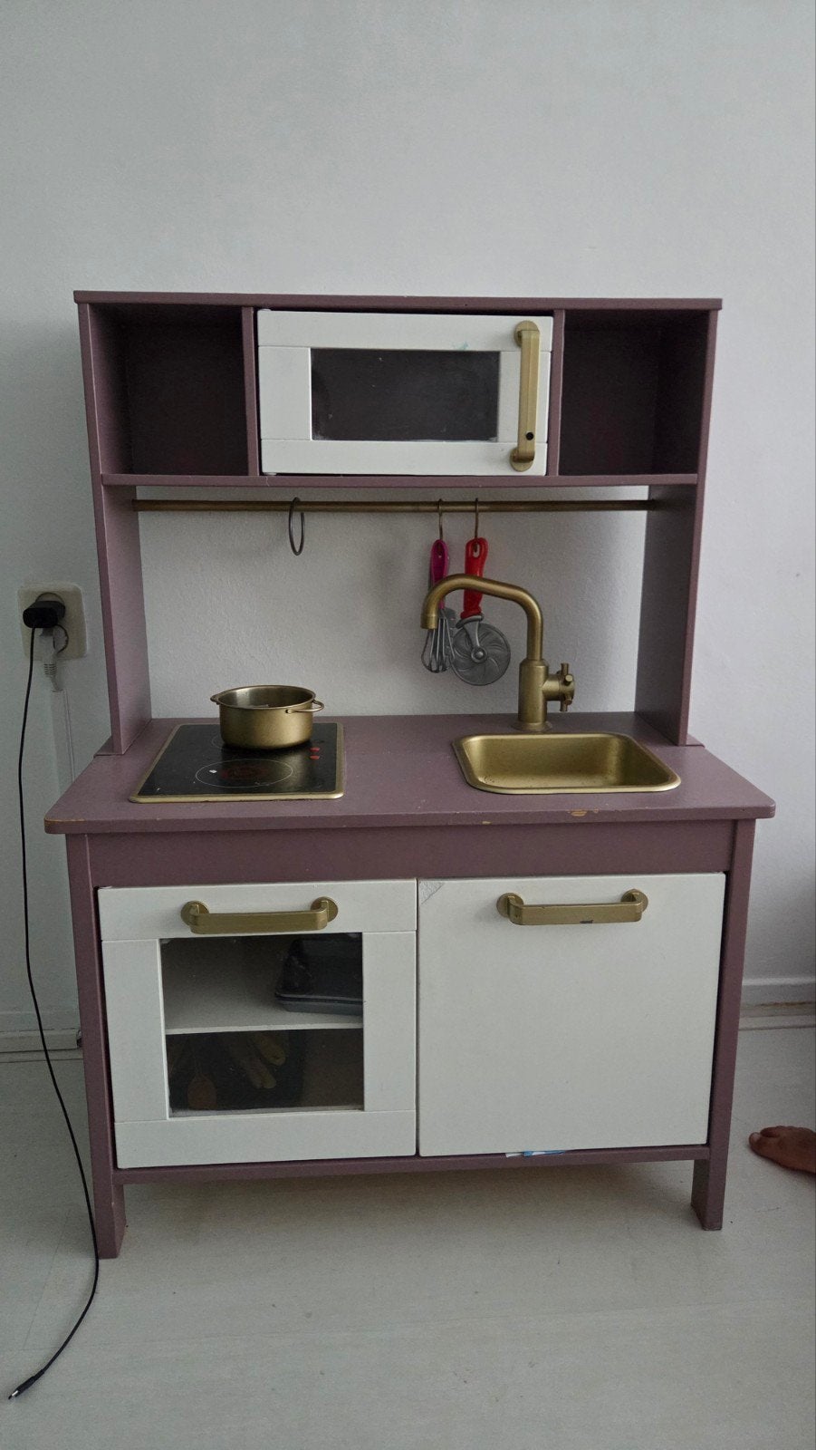 IKEA Duktig Speelkeuken - Paars/Wit met Gouden Details, Ophalen of Verzenden