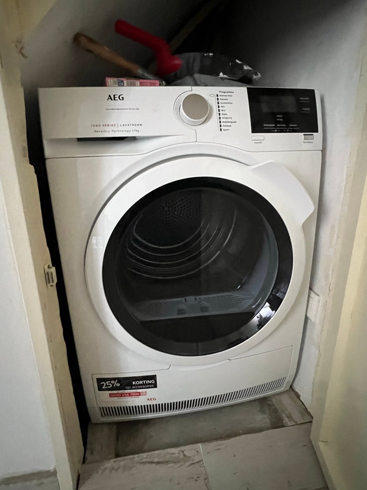 AEG 7000 Series Lavatherm T7DBNP612 Warmtepompdroger