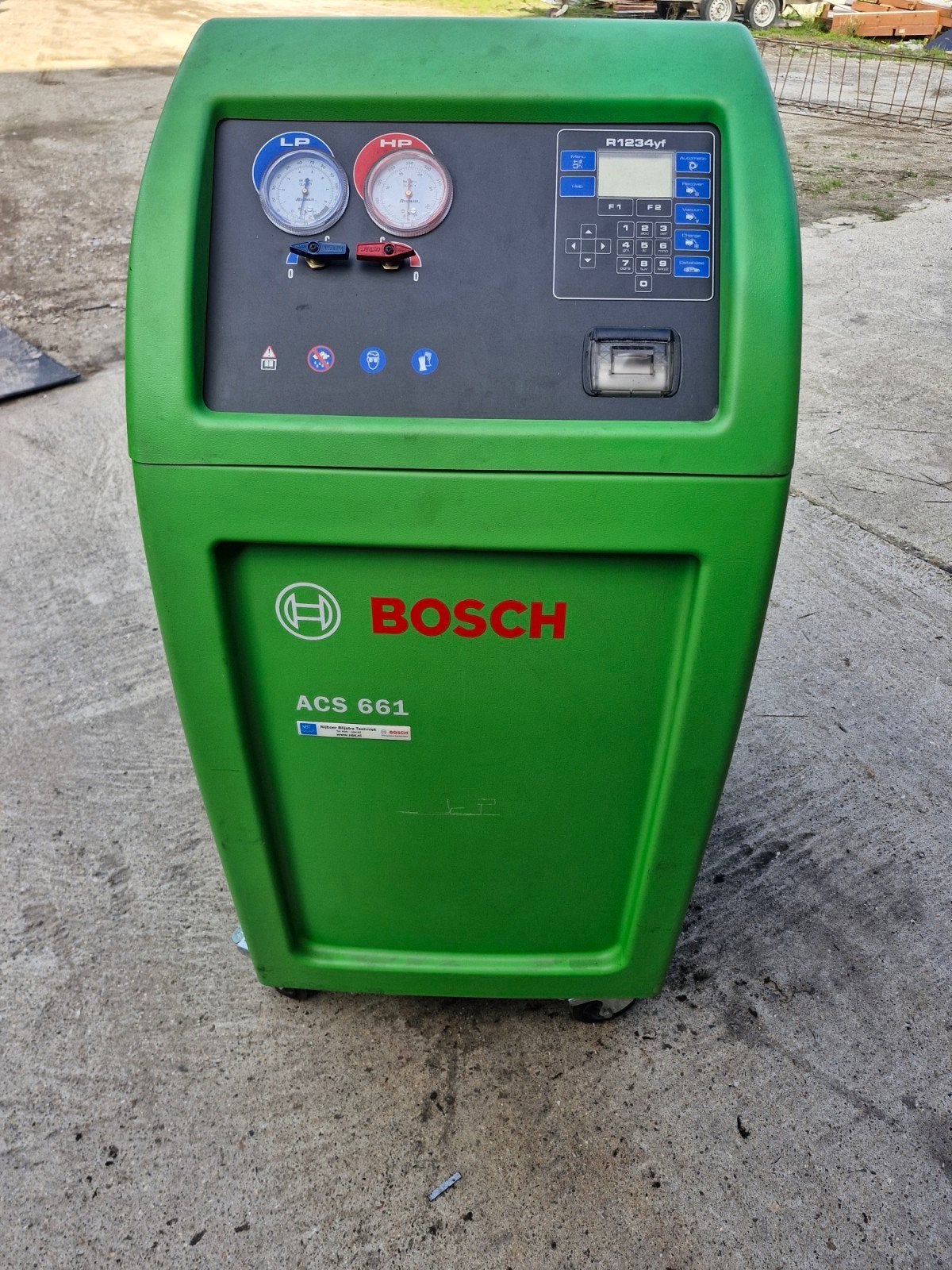 bosch 1234yf aircomachine, Auto diversen, Ophalen of Verzenden