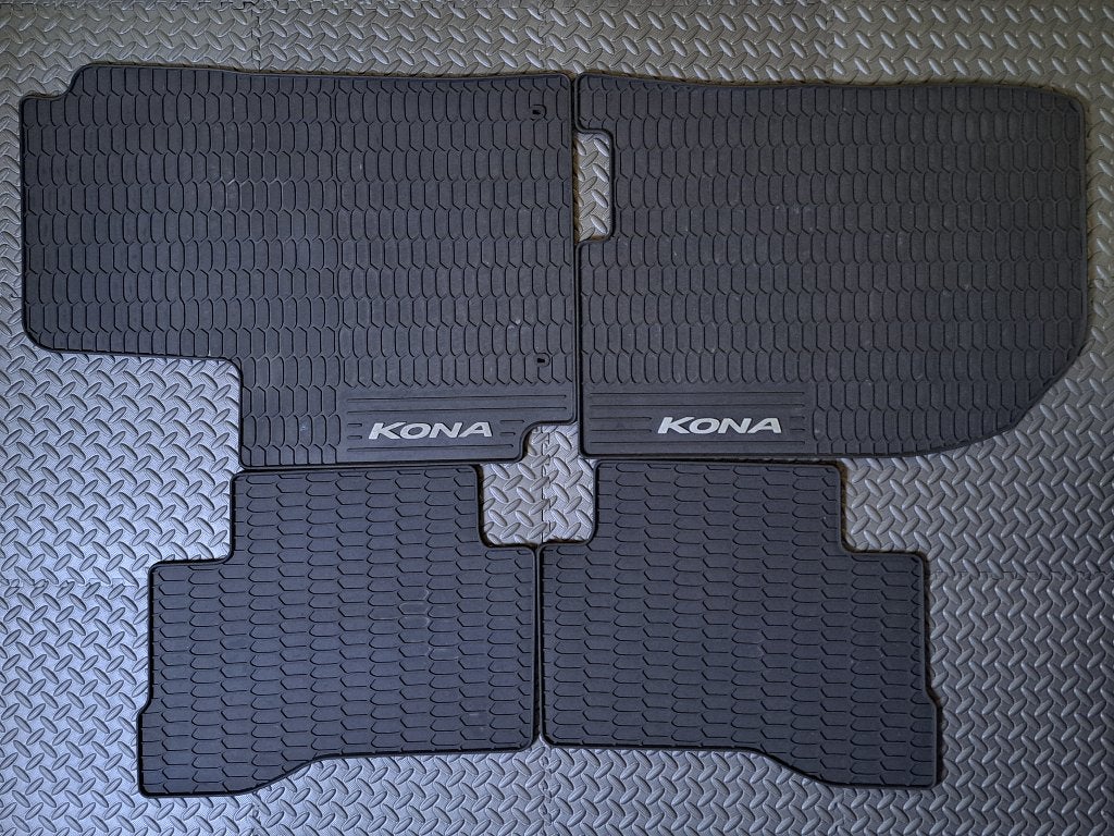 Rubberen automatten Hyundai Kona - origineel, -, -, Ophalen of Verzenden, Zo goed als nieuw