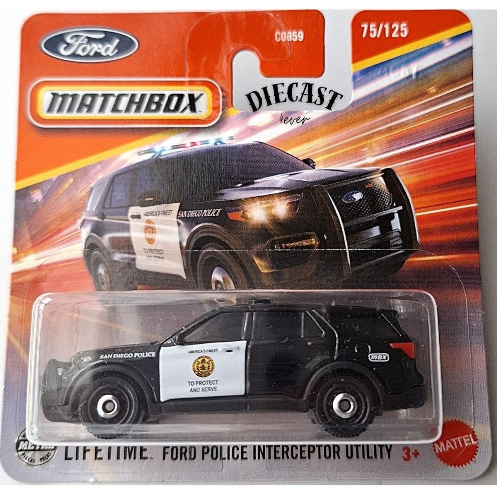 Matchbox Ford Police Interceptor Utility, Ophalen, Nieuw, Auto