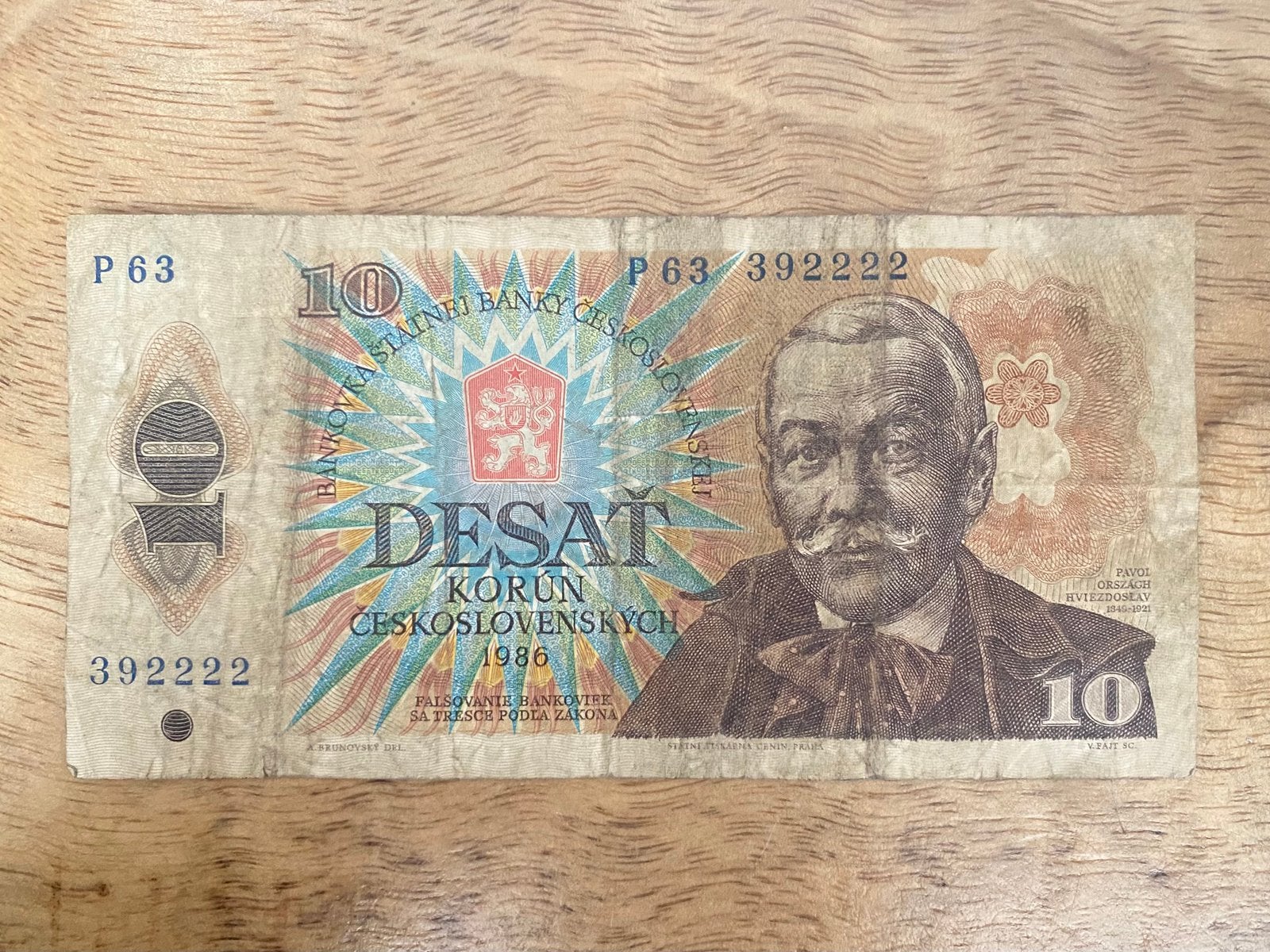 10 korun tsjecho slowakije, Ophalen of Verzenden, Los biljet