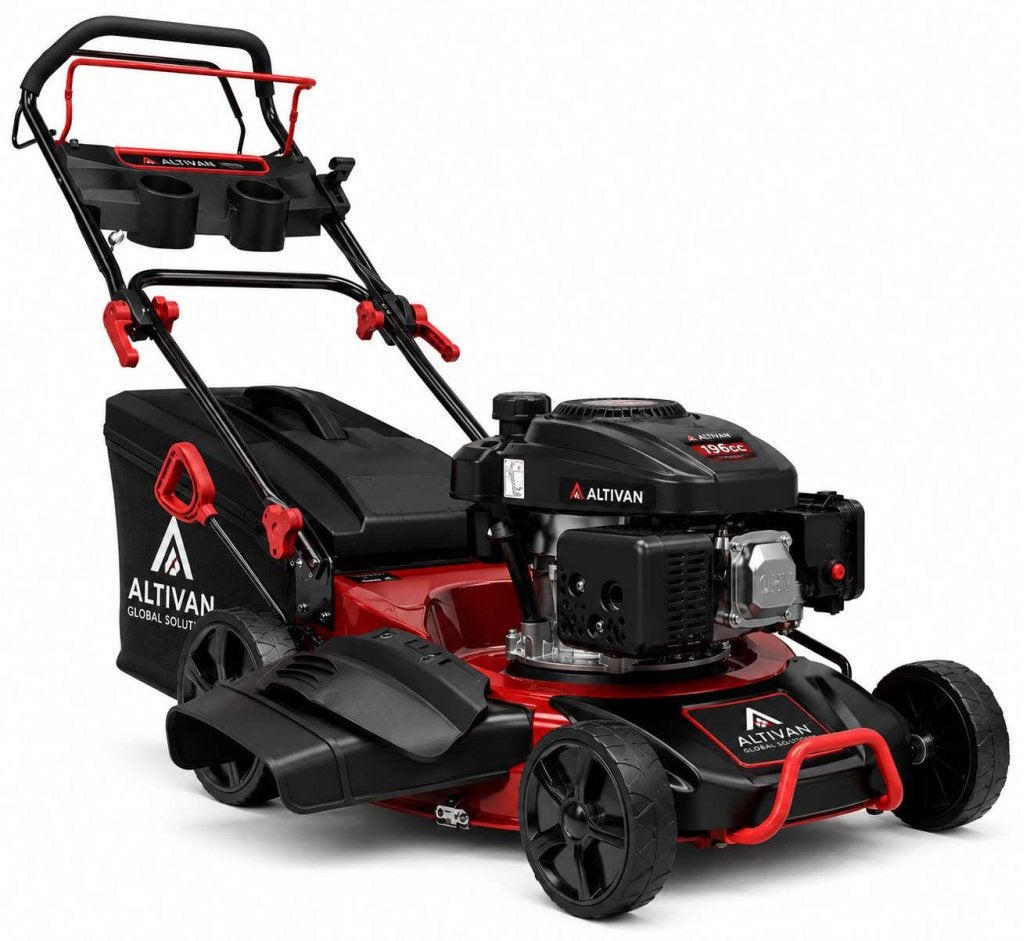 Benzine Grasmaaier - 196 cc / 4.7 pk– 53cm breed – 62L bak, Roodmus 280, Nieuw, Benzine-grasmaaier, Altivan