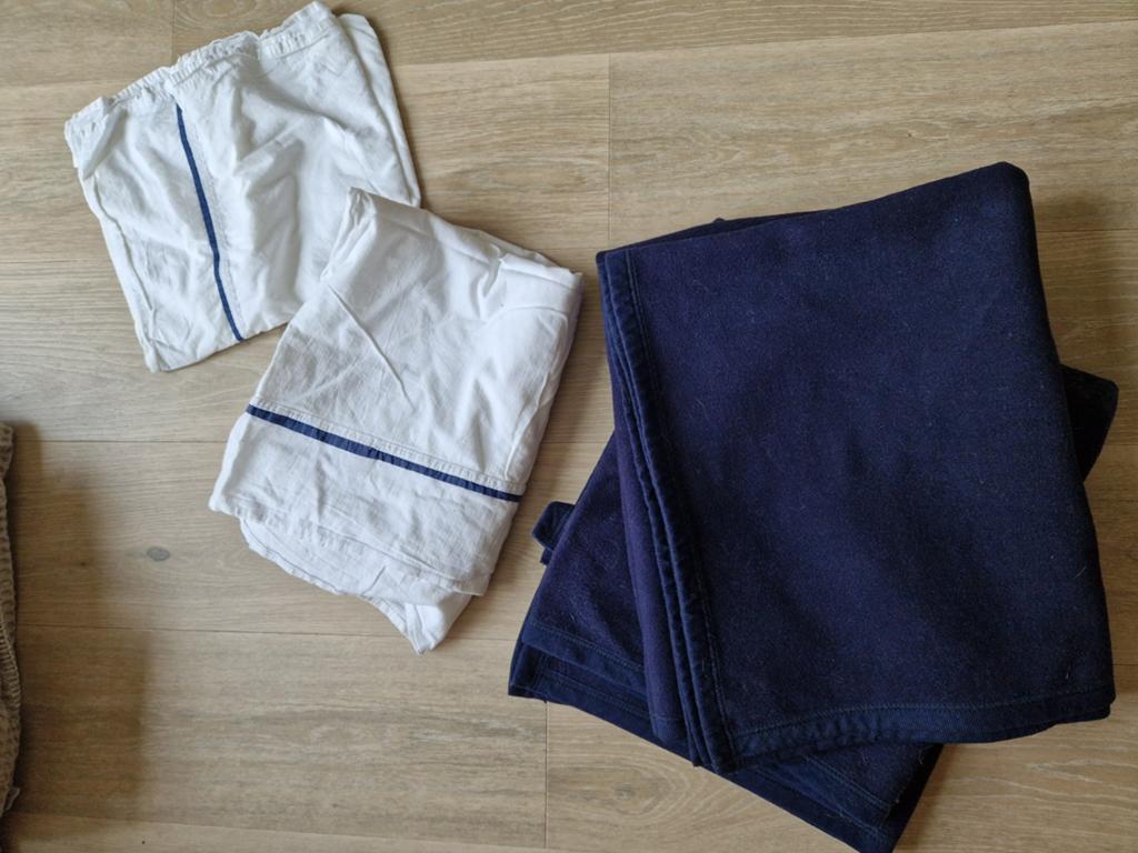 Jollein ledikantdeken ledikantlaken donkerblauw, Kinderen en Baby's, Dekens, Slaapzakjes en Inbakerproducten, Verzenden, Deken