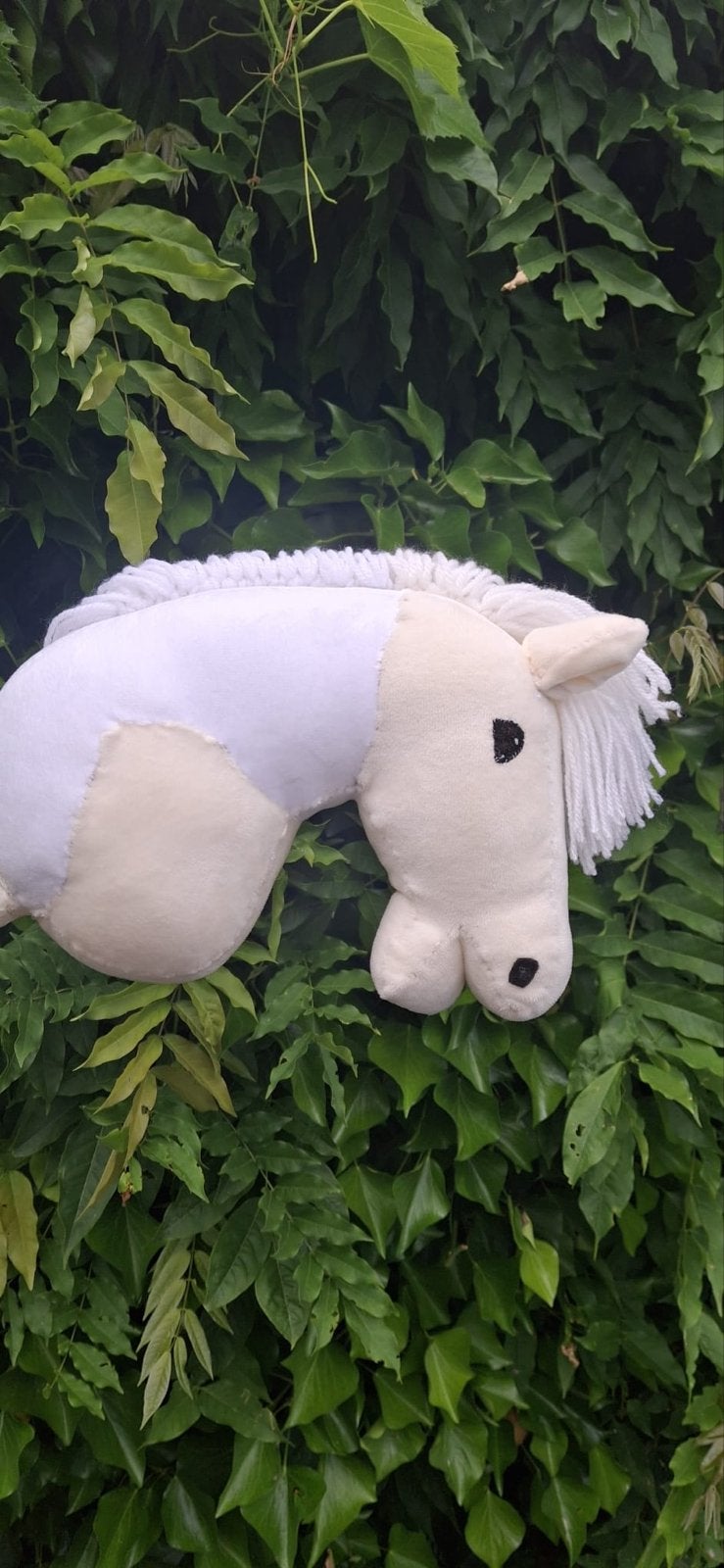 Palomino gevlekte hobby horse- Handgemaakt, Ophalen of Verzenden, Zo goed als nieuw, Jongen of Meisje