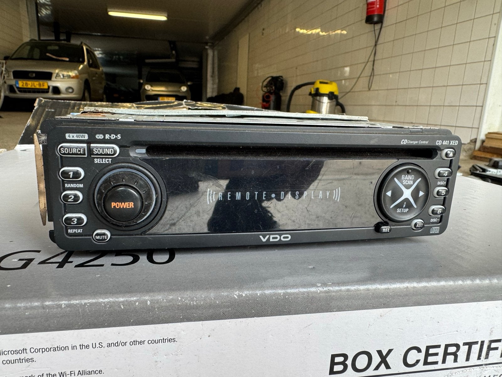 VDO CD 441 XED Autoradio - Opel Onderdeel 93171462, Auto diversen, Ophalen of Verzenden, Gebruikt