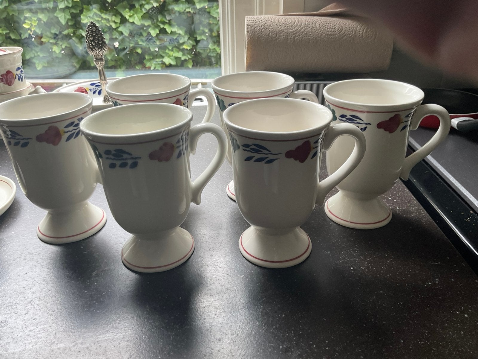 Boerenbont servies,Boerenbont irish koffie bekers, Ophalen of Verzenden