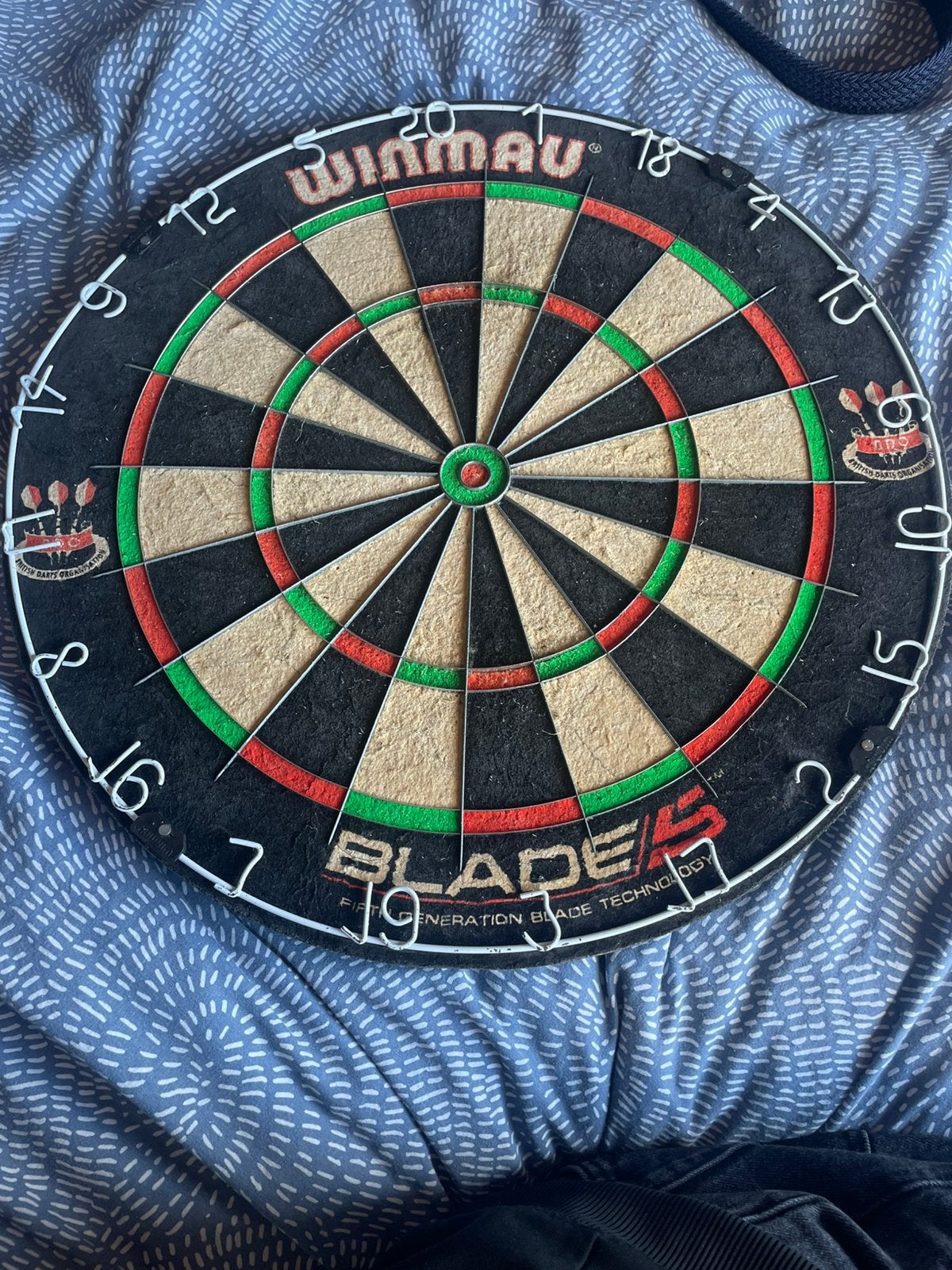 Winmau dart bord, Sport en Fitness, Darts, Ophalen, Zo goed als nieuw, Dartbord
