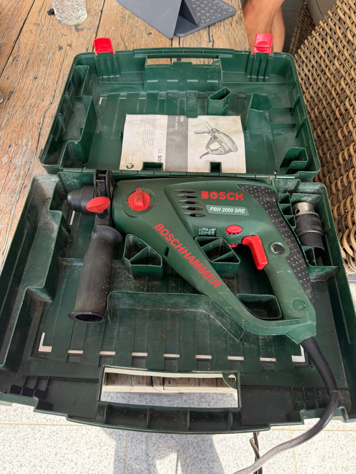 Bosch hamerboor, Ophalen, Zo goed als nieuw, Boormachine