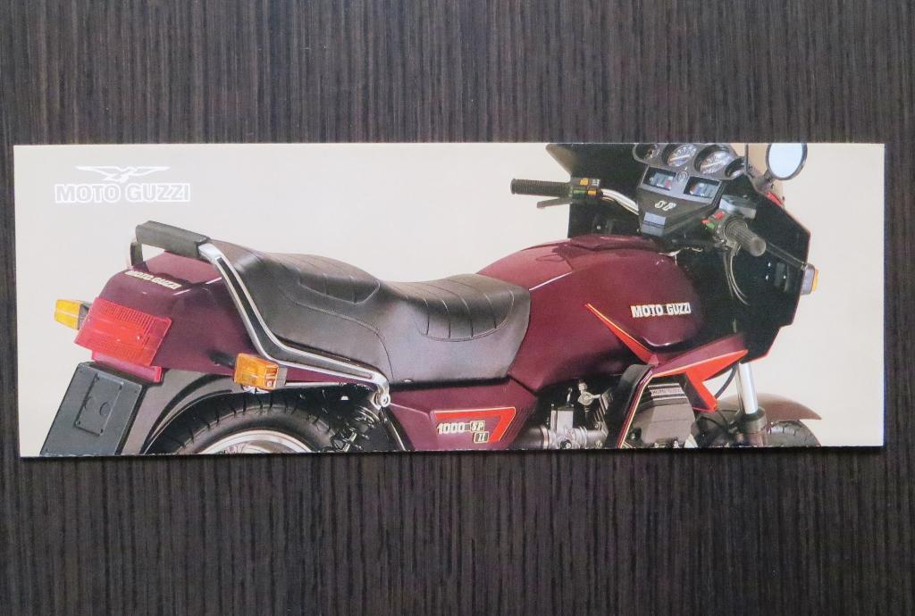 Vouwfolder Moto Guzzi 1000 SP II - 1984 (Engels), Verzenden, Moto Guzzi
