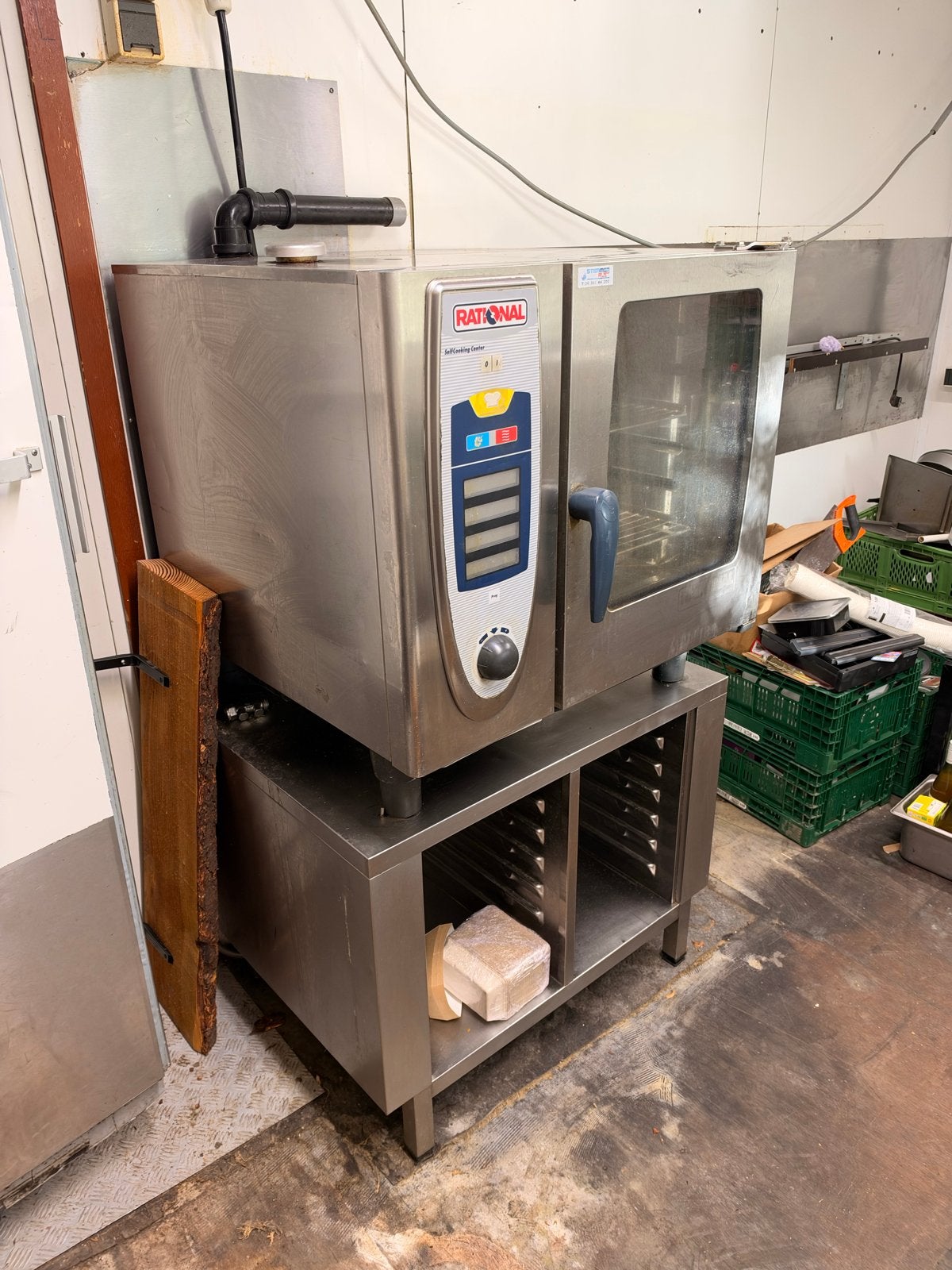 Rational SCC61E 6-laags oven met onderstel, Ophalen, Rational, Gebruikt, Horeca-oven