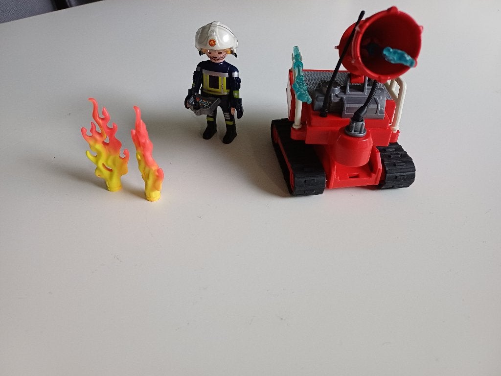 Playmobil Brandweer blusrobot - 9467, Kinderen en Baby's, Speelgoed | Playmobil, Ophalen of Verzenden, Zo goed als nieuw