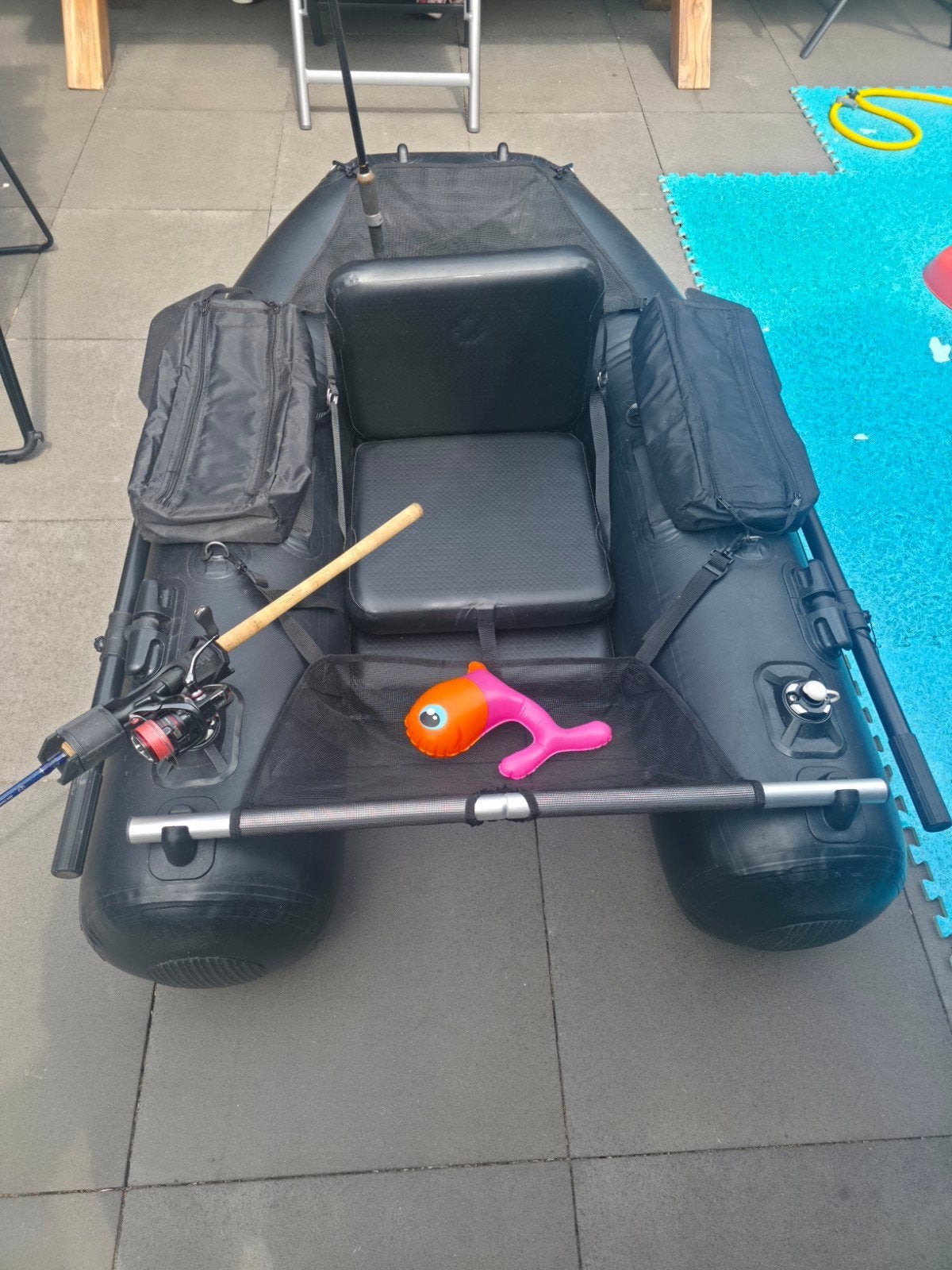 Opblaasbare Bellyboat met complete accessoireset, Watersport en Boten, Ophalen of Verzenden