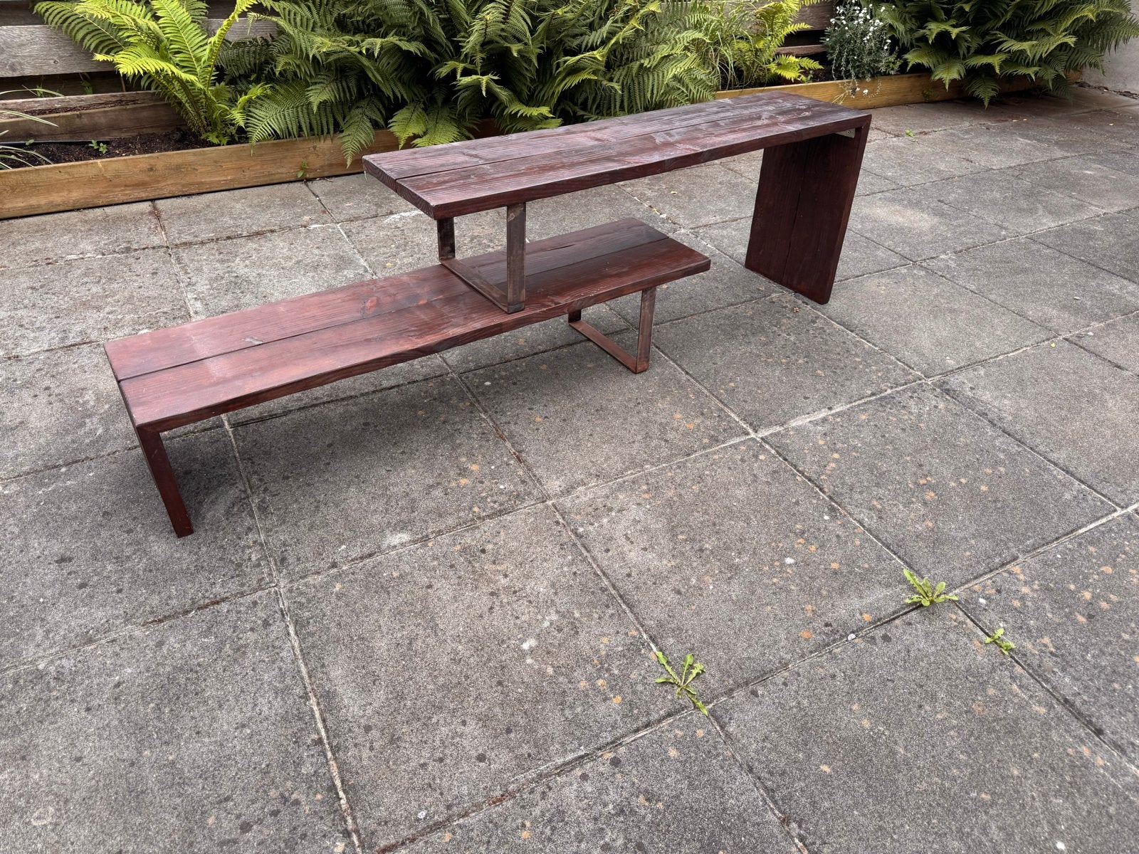 Uniek handgemaakt industrieel tv-meubel/dressoir, Ophalen, Gebruikt, 200 cm of meer, Minder dan 100 cm