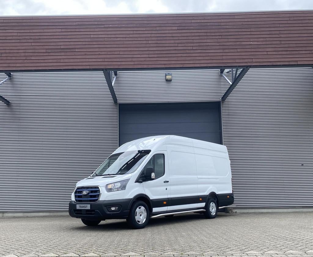 Ford E-Transit 350 L4H3 Trend 184pk RWD 68 KWh | Direct leve, Automaat, Wit, Nieuw, 2 stoelen